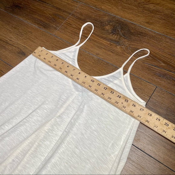 Cecico long lace loose trimmed spaghetti strap cream layering cami - Picture 4 of 8